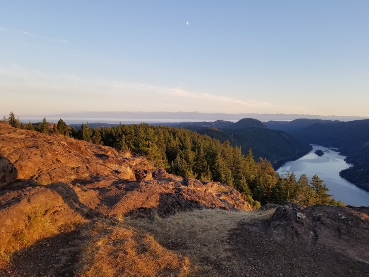 Ridge at golden hour